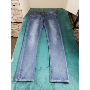 Joes Jeans Size 30 Womens Blue Stretch Ladies Pants Mid Rise Brixton Straight